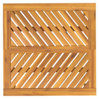 vidaXL Garten-Esstisch 90x90x74 cm Massivholz Akazie