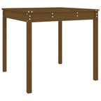 vidaXL Gartentisch Honigbraun 82,5x82,5x76 cm Massivholz Kiefer