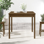 vidaXL Gartentisch Honigbraun 82,5x82,5x76 cm Massivholz Kiefer