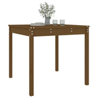 vidaXL Gartentisch Honigbraun 82,5x82,5x76 cm Massivholz Kiefer