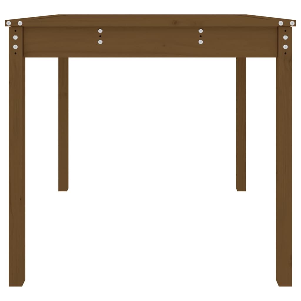 vidaXL Gartentisch Honigbraun 82,5x82,5x76 cm Massivholz Kiefer