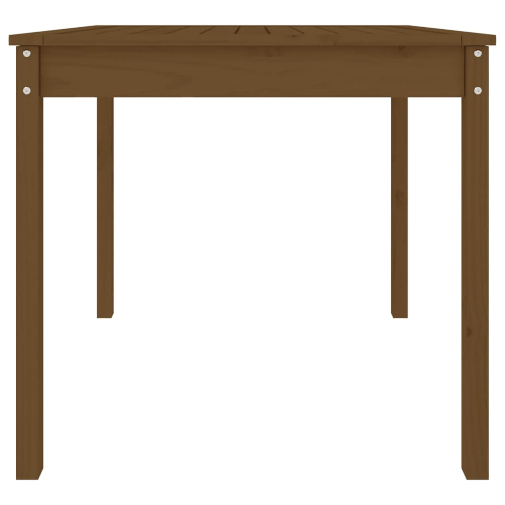 vidaXL Gartentisch Honigbraun 82,5x82,5x76 cm Massivholz Kiefer