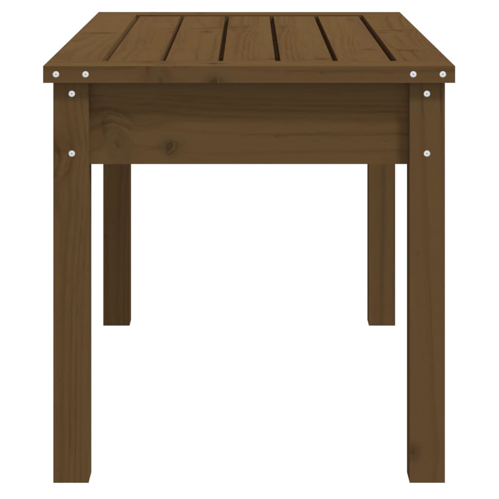vidaXL Gartenbank Honigbraun 80x44x45 cm Massivholz Kiefer