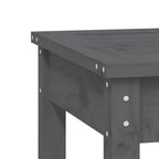 vidaXL Gartenbank 2-Sitzer Grau 159,5x44x45 cm Massivholz Kiefer