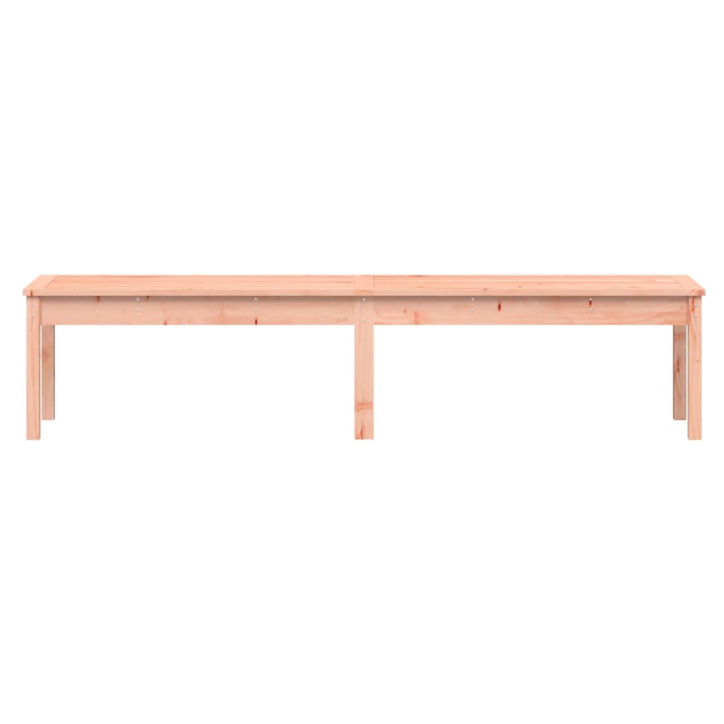 vidaXL 2-Sitzer-Gartenbank 203,5x44x45 cm Massivholz Douglasie