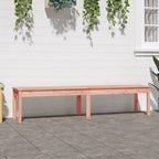 vidaXL 2-Sitzer-Gartenbank 203,5x44x45 cm Massivholz Douglasie