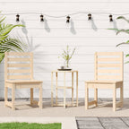 vidaXL Gartenstühle 2 Stk. 50x48x91,5 cm Massivholz Kiefer