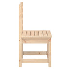 vidaXL Gartenstühle 2 Stk. 50x48x91,5 cm Massivholz Kiefer