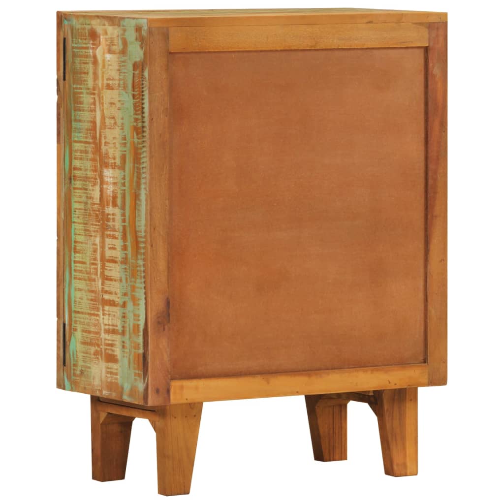 vidaXL Sideboard Handgeschnitzt 55x30x75 cm Altholz Massiv