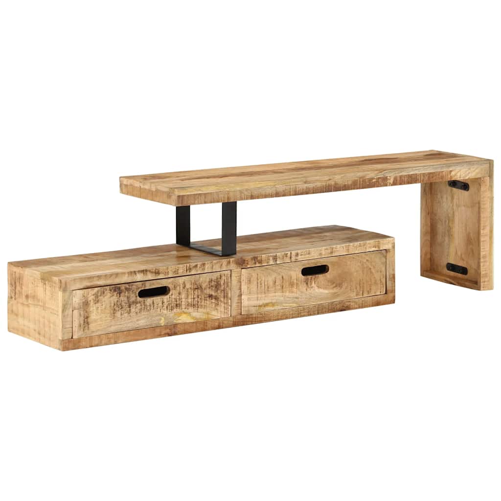 vidaXL TV-Ständer (118–200) x 30 x 40 cm Massivholz Mango