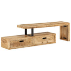 vidaXL TV-Ständer (118–200) x 30 x 40 cm Massivholz Mango