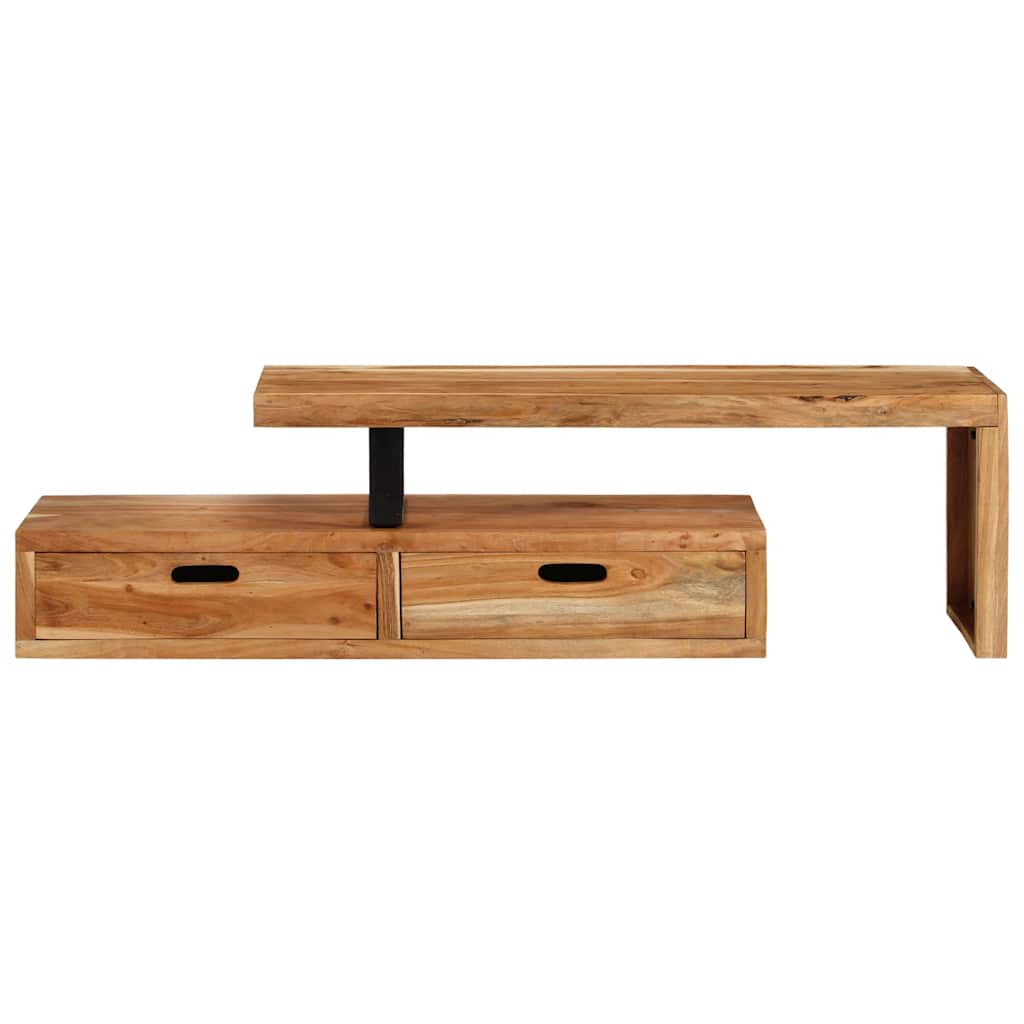 vidaXL TV-Ständer (118-200) x 30 x 40 cm Massivholz Akazie