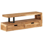 vidaXL TV-Ständer (118-200) x 30 x 40 cm Massivholz Akazie