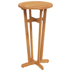 vidaXL Garten-Bartisch Ø60x105 cm Massivholz Akazie