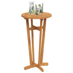 vidaXL Garten-Bartisch Ø60x105 cm Massivholz Akazie