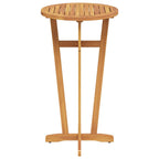 vidaXL Garten-Bartisch Ø60x105 cm Massivholz Akazie