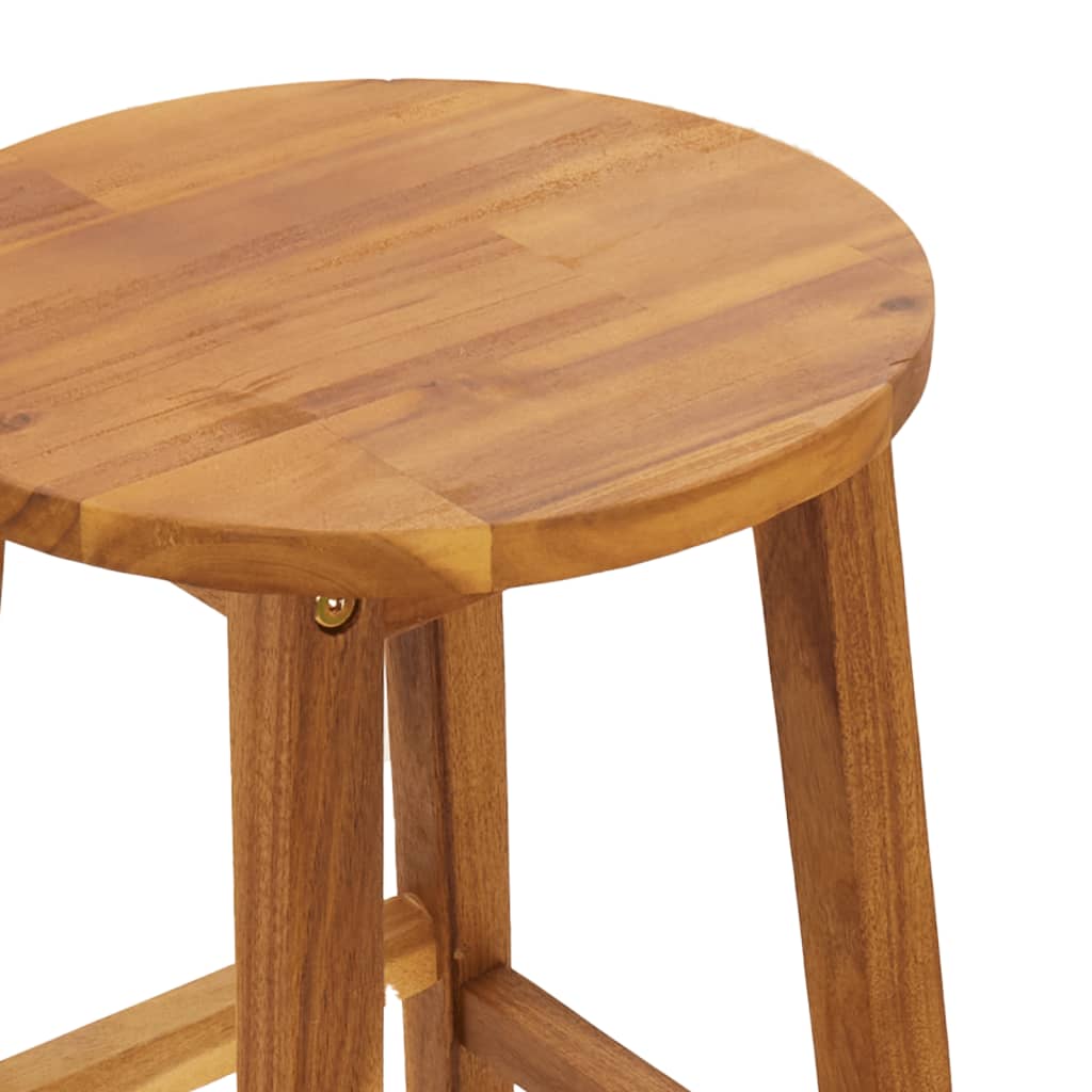 vidaXL 3-tlg. Bar-Set Massivholz Akazie