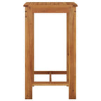 vidaXL Garten-Bartisch 60x60x105 cm Massivholz Akazie