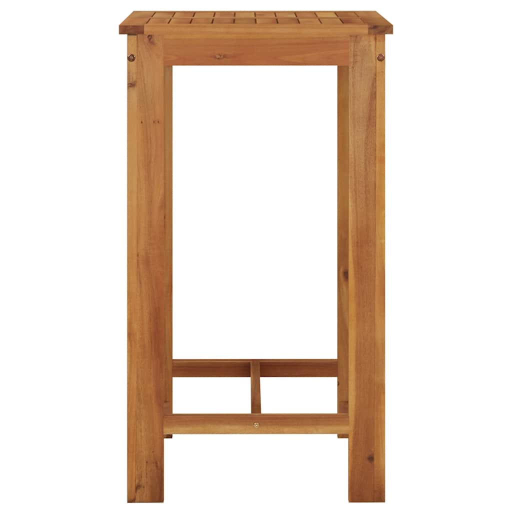 vidaXL Garten-Bartisch 60x60x105 cm Massivholz Akazie