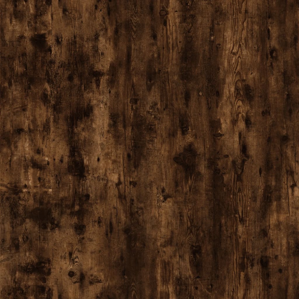 vidaXL Bücherregal 4 Fächer Räuchereiche 40x24x143 cm Holzwerkstoff
