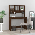 vidaXL Schreibtisch mit Regal Braun Eiche 102x45x148 cm Holzwerkstoff