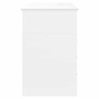 vidaXL Schreibtisch mit Schubladen Weiß 102x50x76 cm Holzwerkstoff