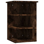 vidaXL Beistellregal Räuchereiche 35x35x55 cm Holzwerkstoff