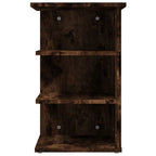 vidaXL Beistellregal Räuchereiche 35x35x55 cm Holzwerkstoff