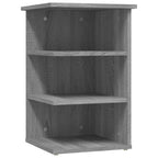 vidaXL Beistellregal Grau Sonoma 35x35x55 cm Holzwerkstoff