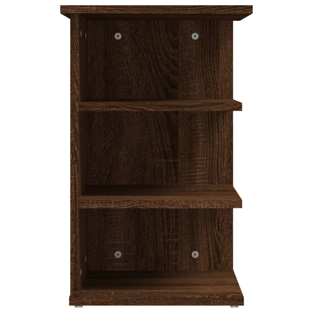 vidaXL Beistellregal Braun Eichen-Optik 35x35x55 cm Holzwerkstoff