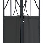 vidaXL Pavillon mit Dach Anthrazit 300x300x270 cm Stahl