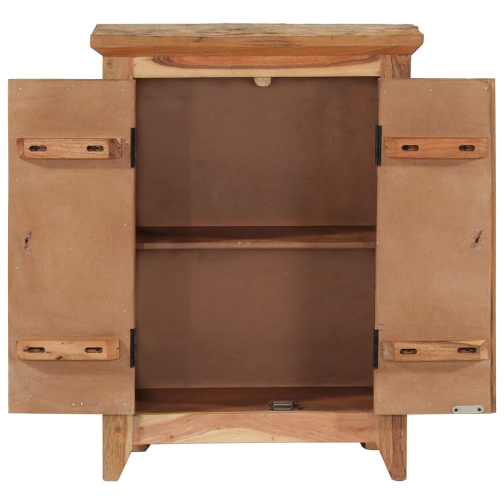 vidaXL Sideboard 55x33x75 cm Massivholz Akazie und Altholz