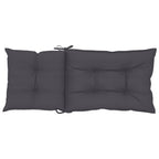 vidaXL Gartenstuhlauflagen für Hochlehner 6 Stk. Anthrazit 120x50x7 cm