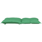 vidaXL Gartenstuhlauflagen für Niedriglehner 2 Stk. Grün 100x50x7 cm