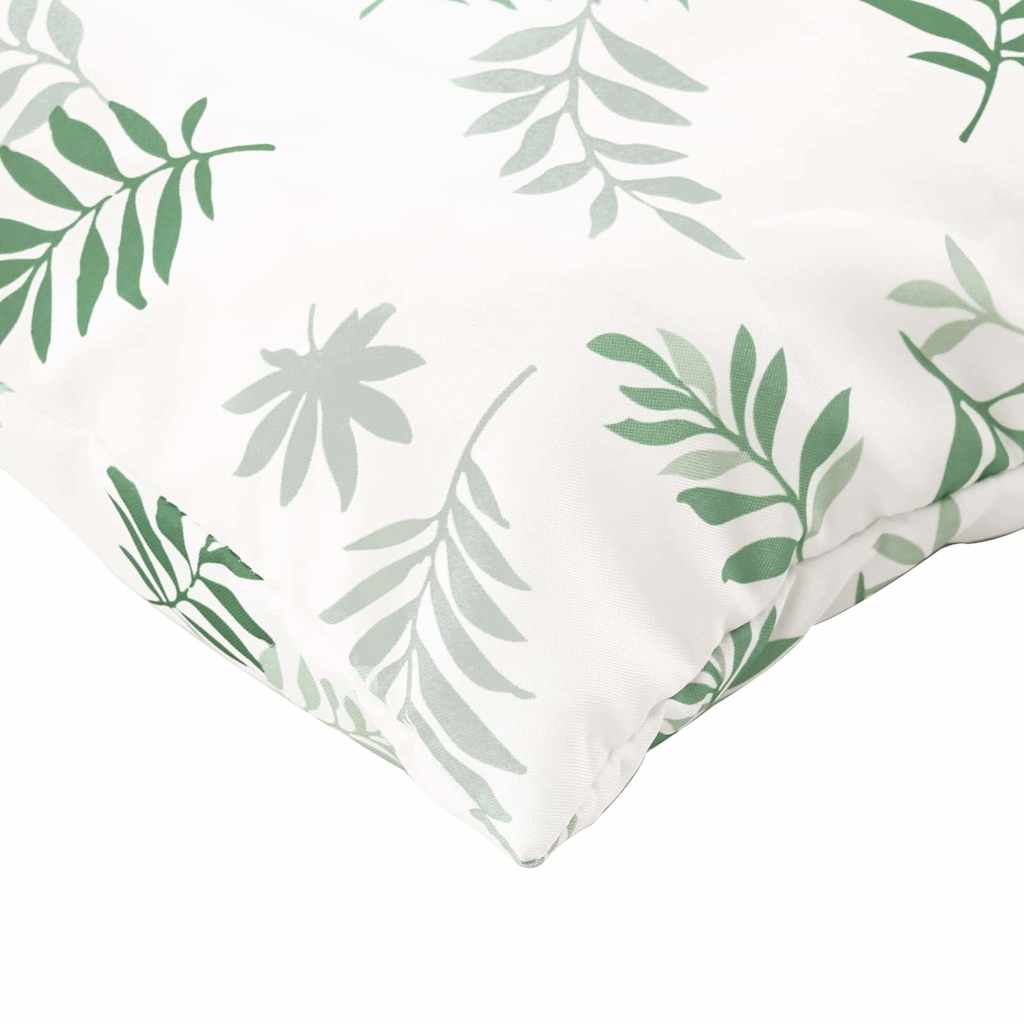 vidaXL Streupillows Blatt 4 pcs Blattmuster 40 x 40 cm Polyesterstoff