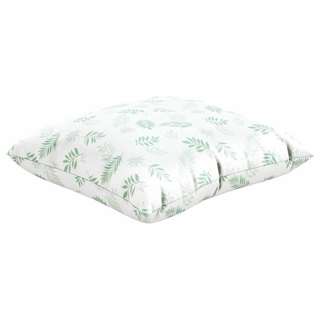 vidaXL Streupillows Blatt 4 pcs Blattmuster 40 x 40 cm Polyesterstoff