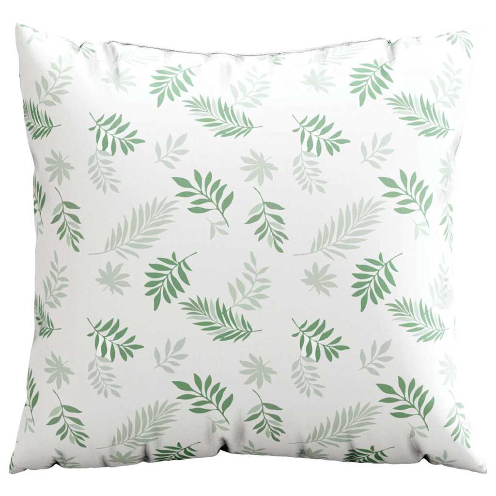 vidaXL Streupillows Blatt 4 pcs Blattmuster 40 x 40 cm Polyesterstoff