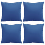 vidaXL Sofakissen 4 Stk. Königsblau 50x50 cm Stoff
