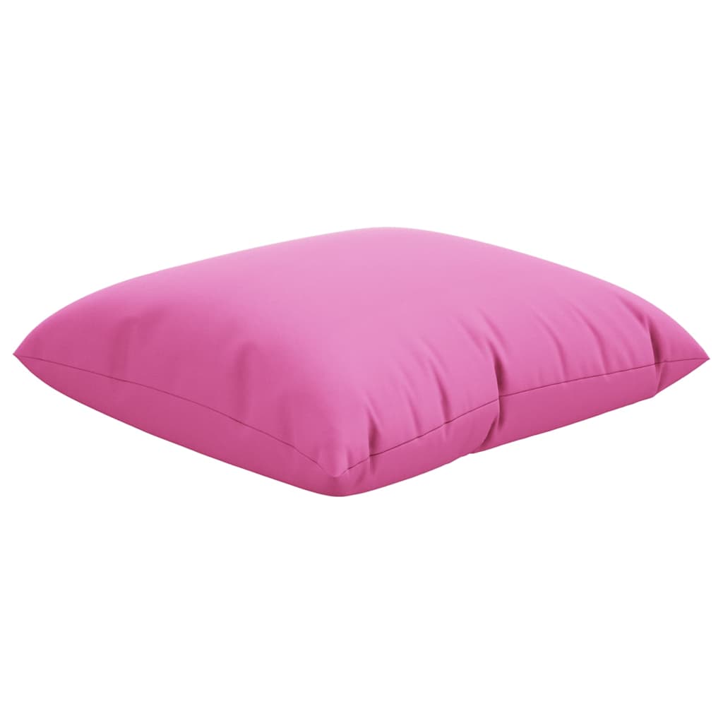 vidaXL Streupillows Uni 4 pcs Rosa 50 x 50 cm Polyesterstoff