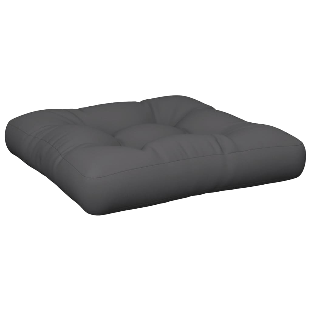 vidaXL Palettenkissen Anthrazit 50x50x12 cm Stoff