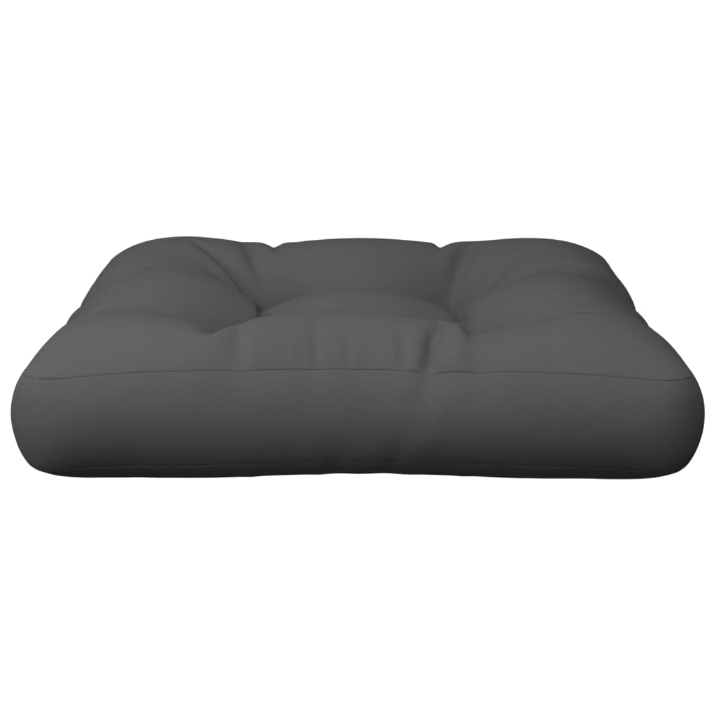 vidaXL Palettenkissen Anthrazit 50x50x12 cm Stoff