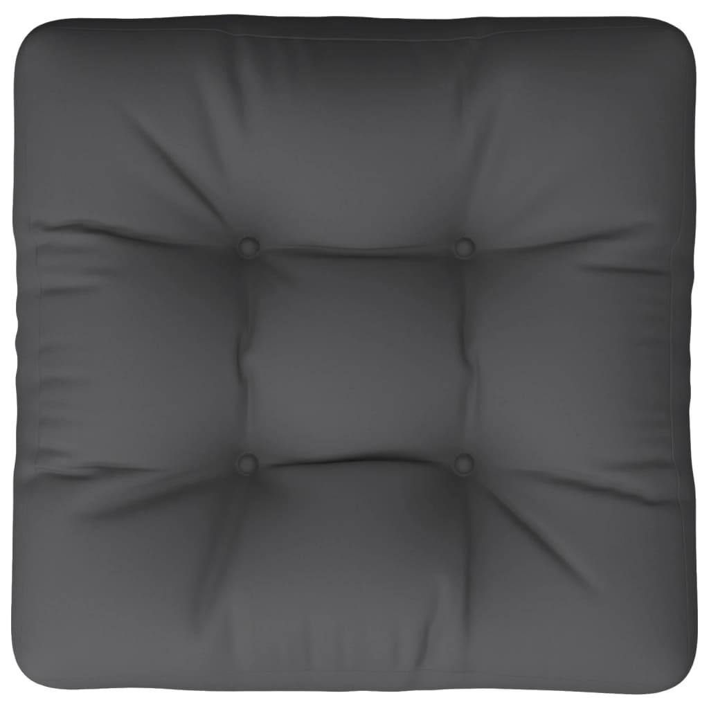 vidaXL Palettenkissen Anthrazit 50x50x12 cm Stoff