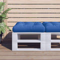vidaXL Palettenkissen Königsblau 50x50x12 cm Stoff