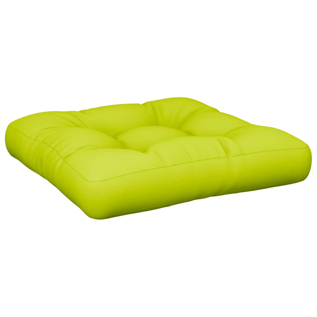 vidaXL Palettenkissen Knallgrün 50x50x12 cm Stoff