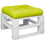 vidaXL Palettenkissen Knallgrün 50x50x12 cm Stoff