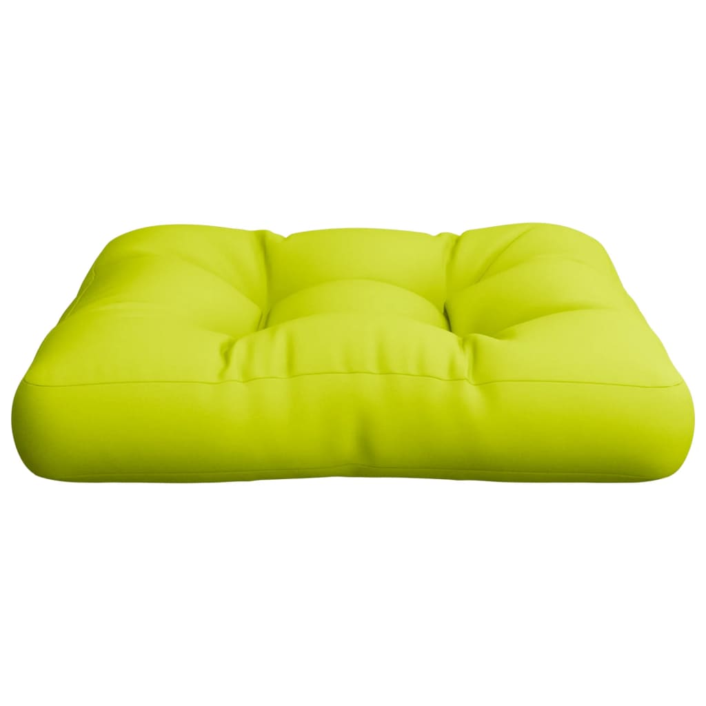 vidaXL Palettenkissen Knallgrün 50x50x12 cm Stoff