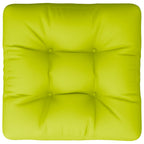 vidaXL Palettenkissen Knallgrün 50x50x12 cm Stoff