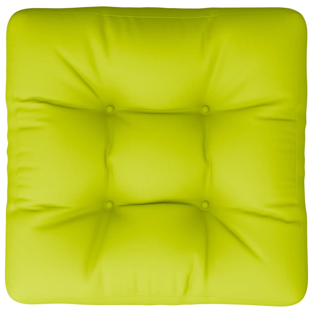 vidaXL Palettenkissen Knallgrün 50x50x12 cm Stoff