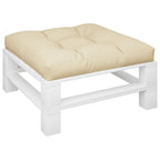 vidaXL Palettensofa-Kissen Beige 70x70x12 cm