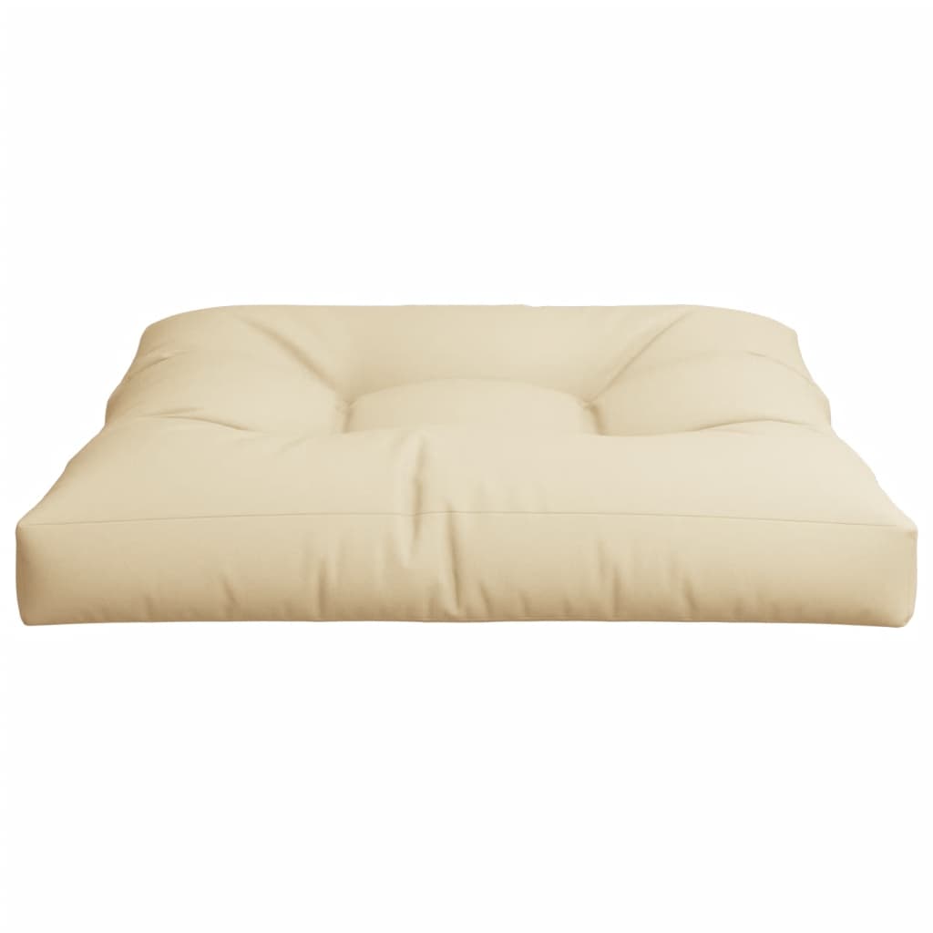 vidaXL Palettensofa-Kissen Beige 70x70x12 cm